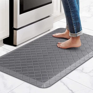 Happytrends Kitchen Mat Cushioned Anti-Fatigue Kitchen Rug,17.3"X 28",Thick - Picture 1 of 11