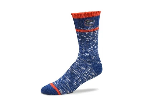 Florida Gators Blue & Orange Alpine Knit Deuce Crew Socks Cover