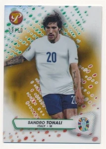 SANDRO TONALI 2023 TOPPS PRISTINE GOLD REFRACTOR #92 SP #38/50 MINT - Picture 1 of 2