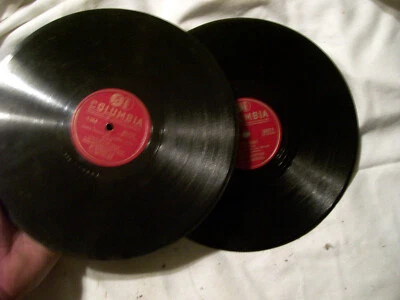 SET OF 2 BENNY GOODMAN & HIS ORCHESTRA GUY'S COME BACK & WHO COLUMBIA 78 - Image 1 of 4