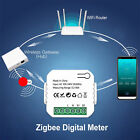 Smart Energy Meter WIFI Monitor Single Phase 100240V AC For (Black )