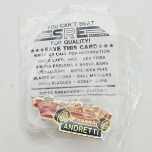 VTG Indycar 500 Mario Andretti Rain-X Hanna Automotive Racing Pin NEW - Picture 1 of 1