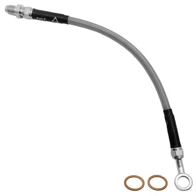Steel Braided Front Upper ABS Brake Hose BMW K1200RS;34322332447/BrakeHose447SS - Image 1 of 4