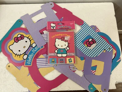 Sobres de invitaciones de fiesta Sanrio Hello Kitty 1999 (8) de colección-sellados🔥👀¡LEER! Foto 1 de 4