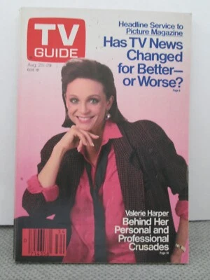TV GUIDE 1986 August 23-29 Valerie Harper vintage magazine - Image 1 of 2