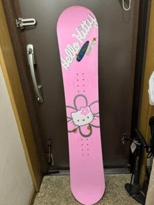Hello Kitty Snowboard 145cm pink Kawaii Cute Rare Excellent Sanrio Used - Picture 1 of 10
