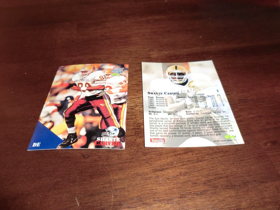 1994 NFL Classic Draft 94 Football-Complete Your Set-.99 Singles (#7-95) - Image 1 of 1