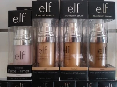 ELF E.L.F Foundation Serum Face Primer Makeup Base Variety Formula Choice Color - Image 1 of 4