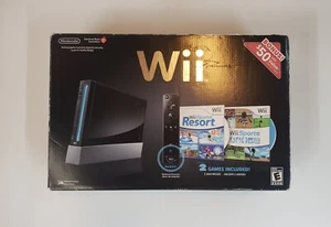 Consola Nintendo Wii Oficial OEM Negra CAJA VACÍA. CAJA SOLO NADA MÁS - Imagen 1 de 7