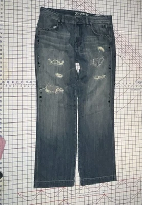 .Men's Blue Jeans X-ray Straight 36X34 100%Cotton 5 pockets - Image 1 of 4