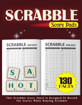 Almohadillas de puntuación de Scrabble: hojas de puntuación de impresión grande para anotación | Tarjeta de Scrabble G Foto 1 de 4