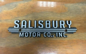 Salisbury Motor CO INC Händlerabzeichen  - Bild 1 von 2