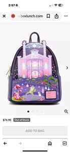 Disney Loungefly Principessa e la Rana Luogo di Tiana Nuovo con etichette! - Foto 1 di 7
