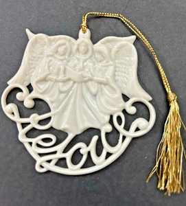 1994 LENOX HOLIDAY WISHES "FREUE" ENGEL WEIHNACHTSSCHMUCK - NEU IM KARTON - Bild 1 von 5