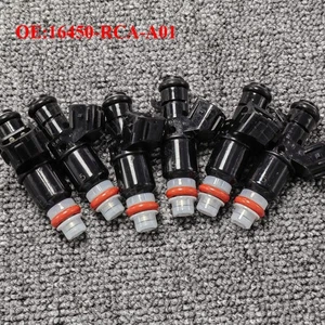 6Pcs Fuel Injectors 16450-RCA-A01 For 3.0L 3.2L 3.5L Acura Mdx Accord Pilot) - Picture 1 of 3