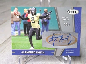 2009 Sage Hit Autograph Silver Alphonso Smith Wake Forest Demon Deacons Broncos - Picture 1 of 2