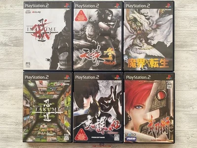 Set Sony PS2 Shinobido Takumi & Imashime & Tenchu & Makai Tensei & Bujingai - Immagine 1 di 4