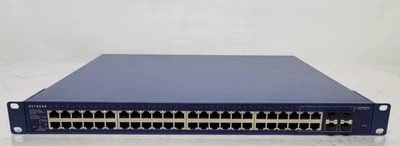 NETGEAR Prosafe 48 Port Managed Gigabit Smart Switch Low Power | GS748TP - Image 1 of 4