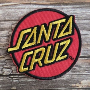Santa Cruz Embroidered Retro Style Iron On Patch - Picture 1 of 2