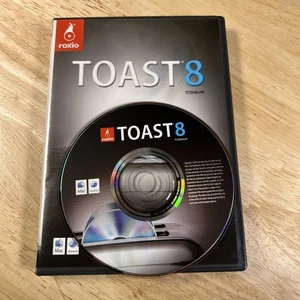 Roxio Toast 8 Titanium für Mac OS X 2007 CD Software mit KEY S/N - Bild 1 von 3