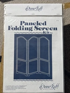 D. ANNE RUFF Panel Fold Screen  FURNITURE KIT MINIATURE DOLLHOUSE Vintage Sealed - Picture 1 of 2