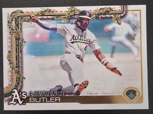 2025 Topps Holiday Lawrence Butler - Christmas Cookie #H80 - Athletics SP - Picture 1 of 3