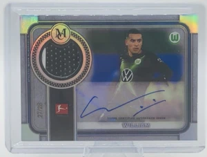 2019-20 Topps Museum Collection Bundesliga Relics /28 William #MAR-W Auto Rare - Picture 1 of 2