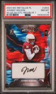 2024 WILD CARD METALLIX HOBBY PRO-LOOK WILDLIQUID AUTO #JWA JOHNN 1/3 PSA 8 - Picture 1 of 2