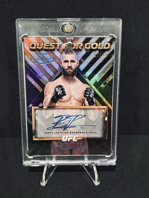 2024 Topps Gold Label UFC Jiri Prochazka Quest For Gold Autograph Card AUTO /99 - Image 1 of 4