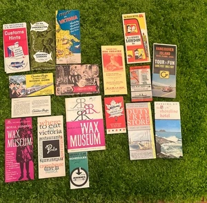 Collection Of Vintage Road Maps From The 1960’s Canada Victoria Vancouver BC - Picture 1 of 6