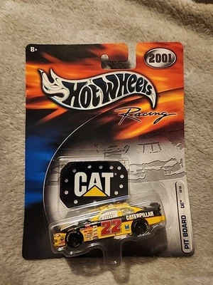 Hot Wheels Racing 2001 Pit Board Ward Burton #22 Cat Car 1:64 Scale - Image 1 of 2