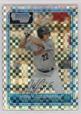 2006 Bowman Chrome Prospects X-Fractor /250 Koby Clemens #BC111 - Image 1 of 2