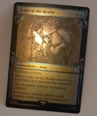Fealty to the Realm Scrolls FOIL NM/M LOTR Lord of the Rings Commander MTG - Image 1 of 2