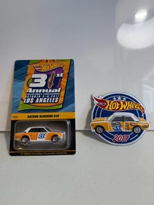 Hot Wheels Datsun Bluebird 510  31st annual convention with patch  #Q5 - Picture 1 of 3