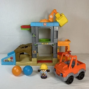 Little People Load Up N' Learn Playset Cantiere Suoni Fisher Price - Foto 1 di 8