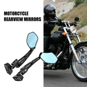 For Kawasaki ZX14 ZX6 ZX6R Motorcycle Street Bike Sport Rearview Mirrors - Foto 1 di 10