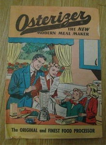 Folleto de cómics Osterizer Blender 1955 procesador de alimentos Oster - Imagen 1 de 9