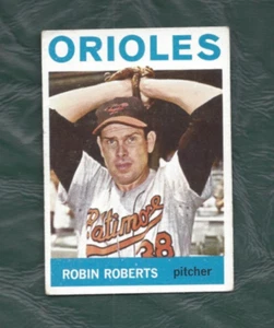 1964 Topps Baseballkarte #285 Robin Roberts Baltimore Orioles VG+/VGEX - Bild 1 von 2
