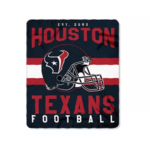 "Nuevo Estilo Fútbol Americano Houston Texans Manta de Lanzamiento Suave 50"" x 60" - Imagen 1 de 1