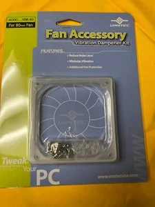 Vantec VDK-80 Fan Accessory Vibration Dampener Kit for 80mm PC Case Fan - Photo 1/1