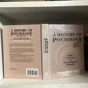 History of Psychology : Main Currents in Psychological THOMAS HARDY LEAHEY H15 - Picture 1 of 4
