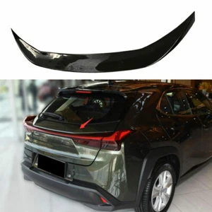 Glossy Black Rear Trunk Spoiler Wing Flap Trim For Lexus UX200 250h 2019-2022 - Picture 1 of 7