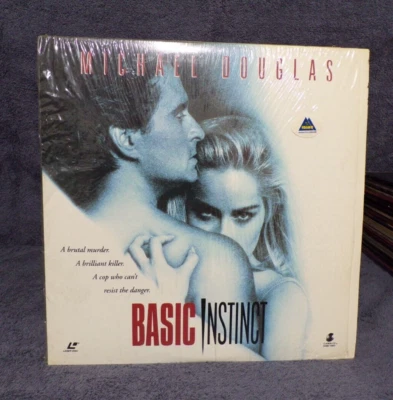 1992 BASIC INSTINCT Michael Douglas  2- Disc Laserdisc Home Movie - Image 1 of 2