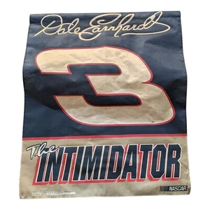 VINTAGE NASCAR DALE EARNHARDT "THE INTIMIDATOR" FLAG GOLD BANNER 39" x 31" - Picture 1 of 3