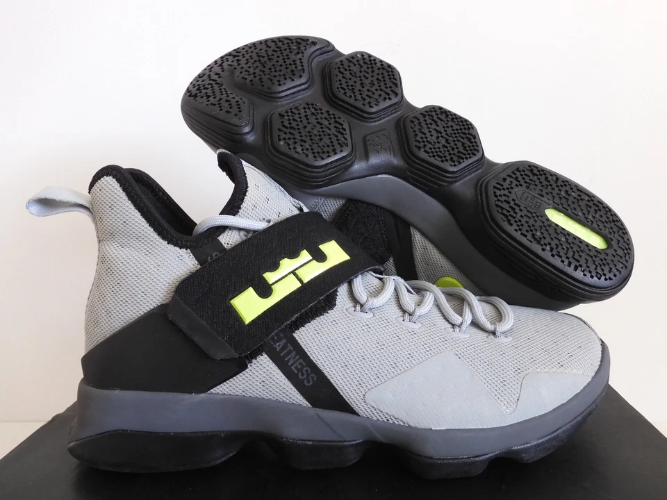 NIKE LEBRON XIV 14 ID AIR MAX 95 GRIS-NEGRO-VOLTIO TALLA 10 [926720-991] Foto 1 de 4