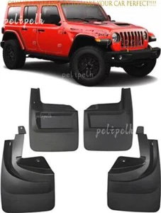 Juego genuino de protectores contra salpicaduras guardabarros para Jeep Wrangler Rubicon JL JLU 2019-2024 - Imagen 1 de 7