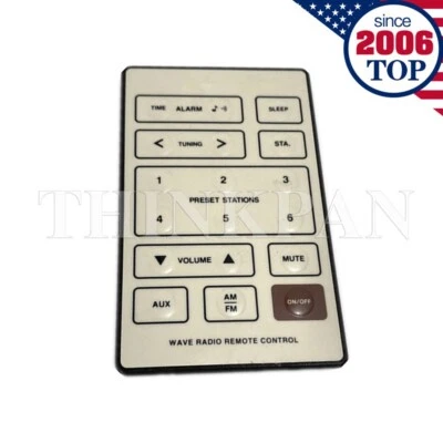 New Remote Control Fit for Bose Wave Radio AWR1-2W AWR1-1W AWR113 AWR131 - Image 1 of 4