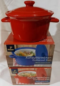 3 Stück - TCM - Auflaufförmchen mit Deckel - neu - Bild 1 von 1