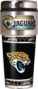Jacksonville Jaguars Metallic Reisebecher Edelstahl 16oz - Bild 1 von 2