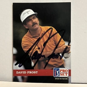 G70 David Frost #100 Pro Set PGA Golf Tour handsignierte signed Autogrammkarte - Bild 1 von 3